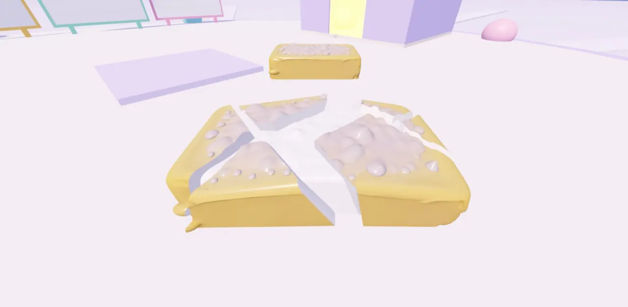 The cracked butter block in Roblox Studio